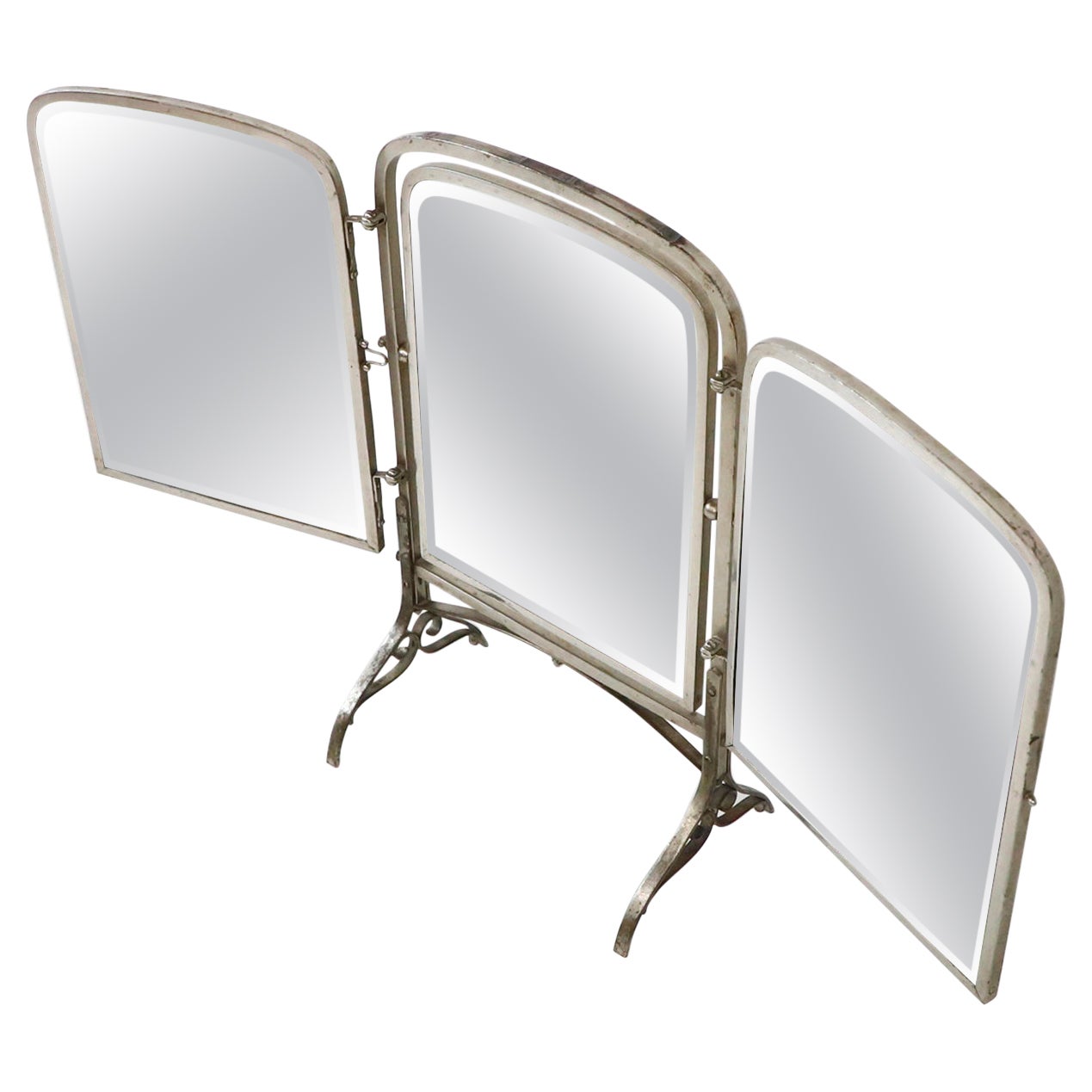 French Art Nouveau Vanity Mirror, Original Mirrors