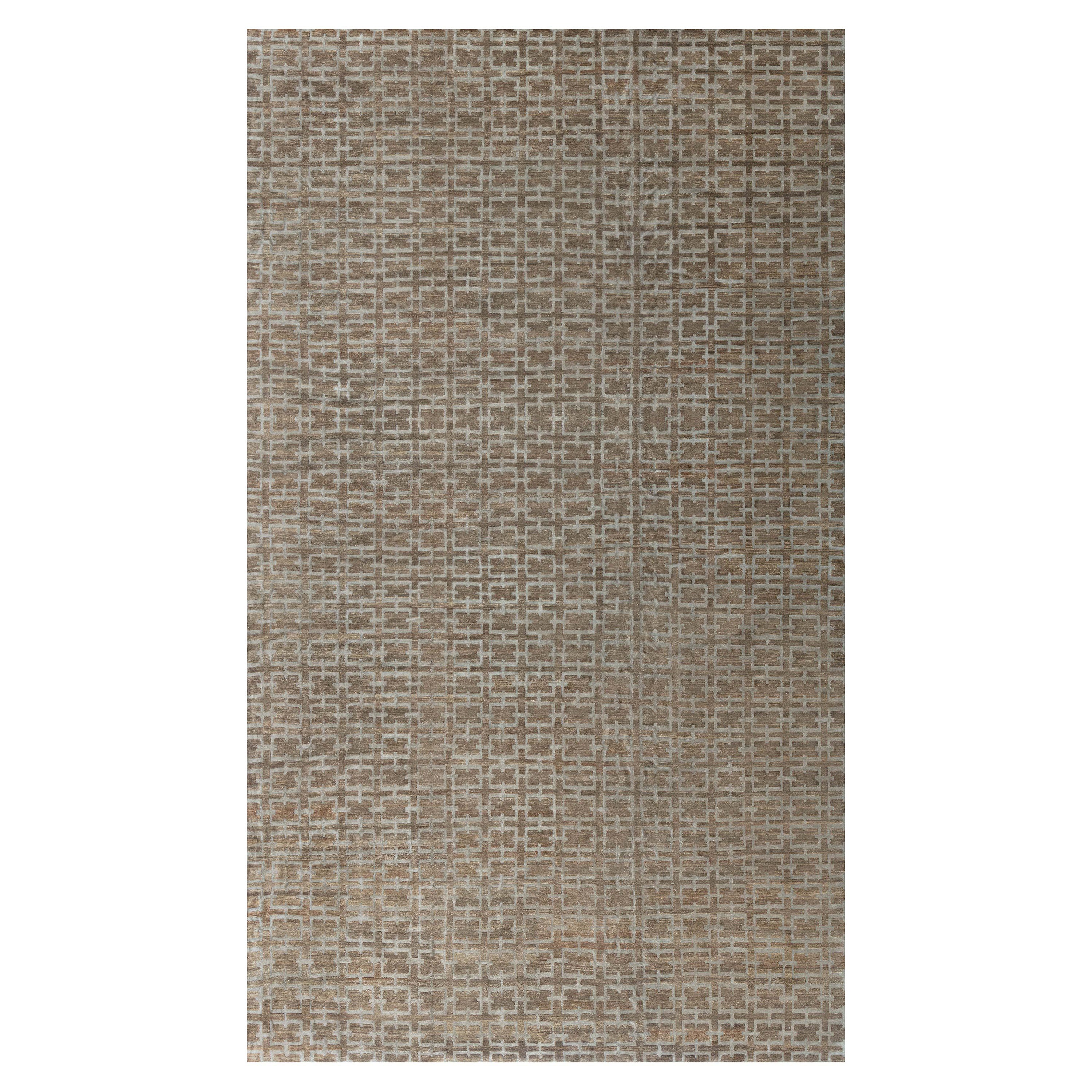 Oversized Abstract Modern River Rug by Doris Leslie Blau For Sale at