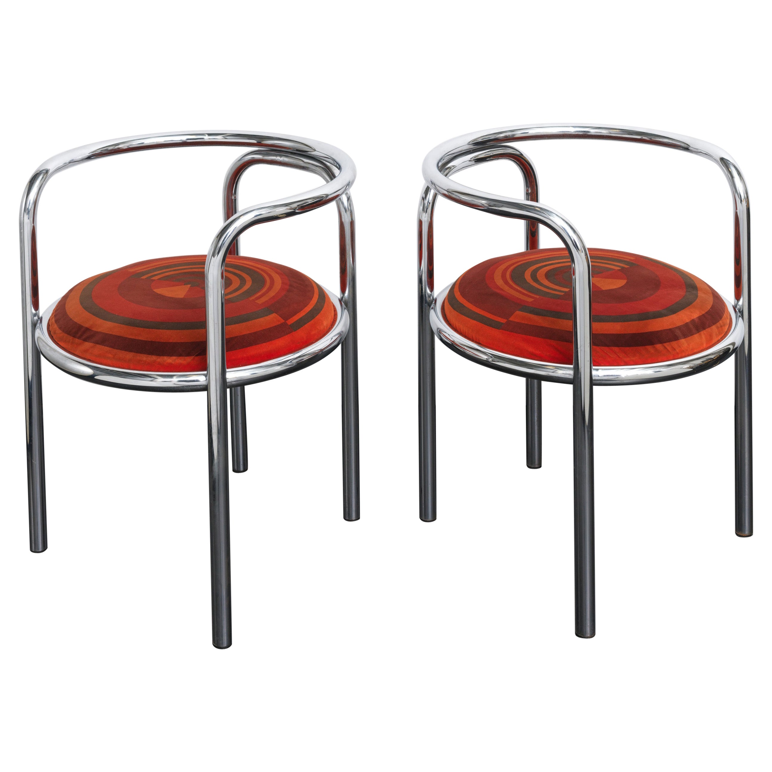 Pair of Rare, Early Edition ‘Locus Solus’ Chairs by Gae Aulenti, 1964 For Sale