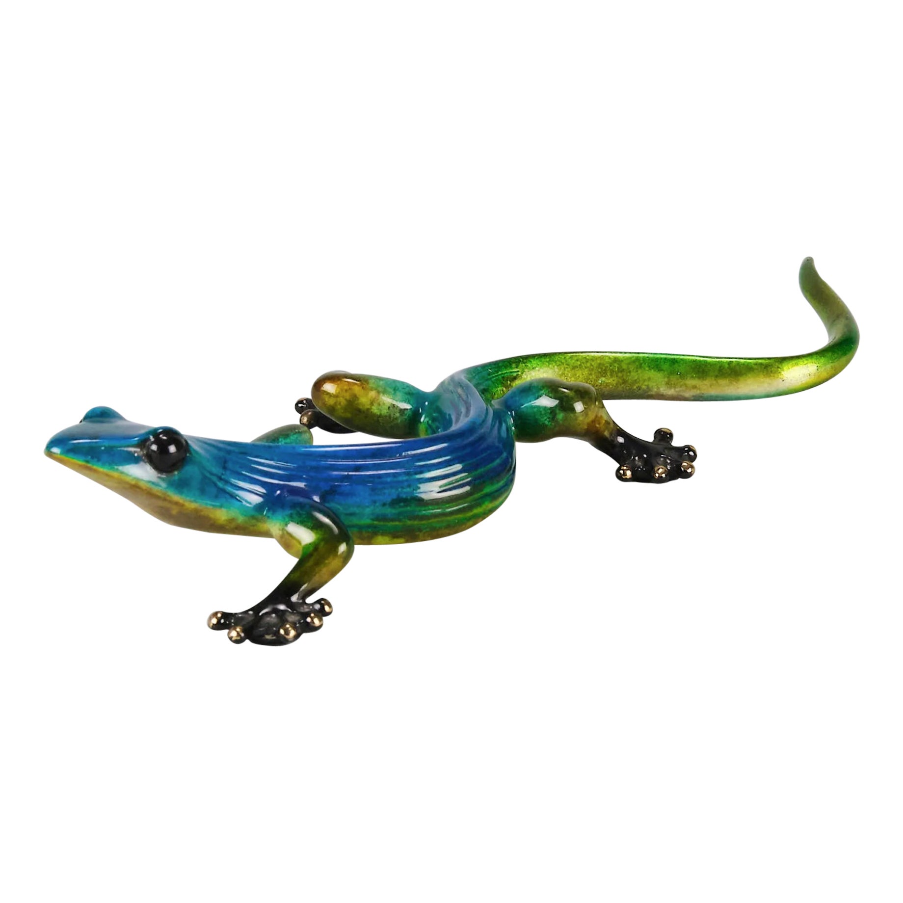 Limited Edition Bronze Entitled "Margarita Gecko" by Tim Cotterill For Sale
