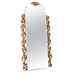 Antique French Decorative Gilt Mirror