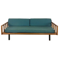 Mid Century Modern Daybed Sofa with Walnut Frame
