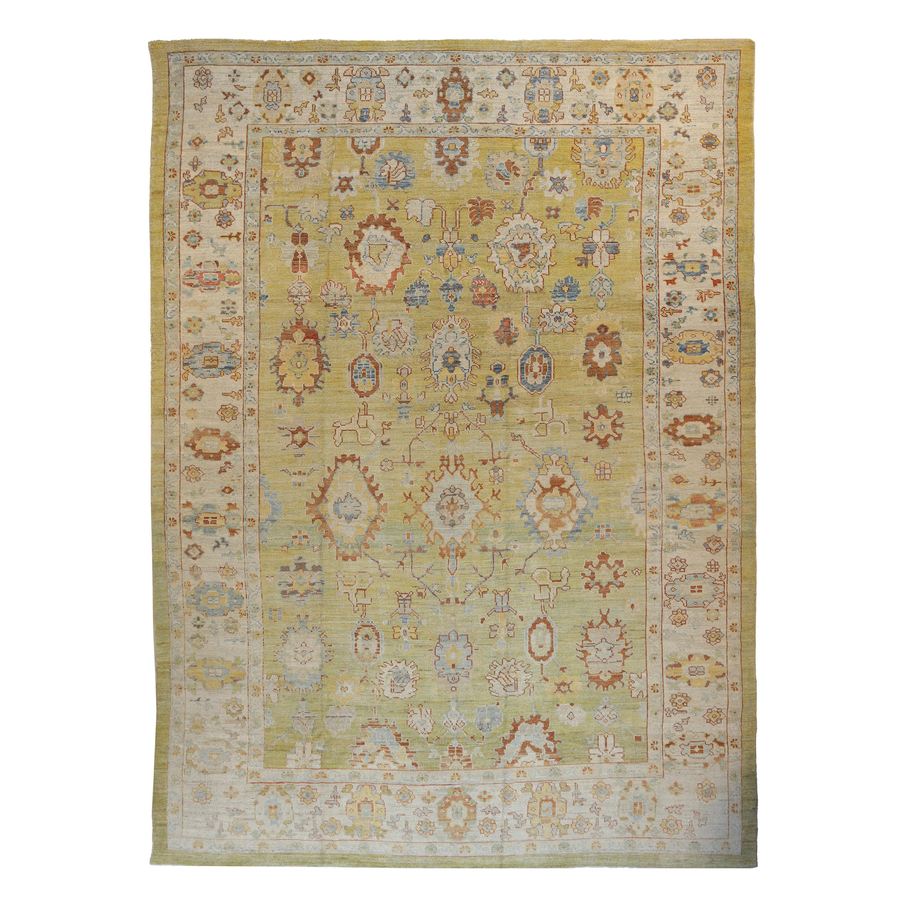 New Persian Rose Collection Rug For Sale