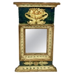Antique 19th Century Swedish Trumeau Mirror