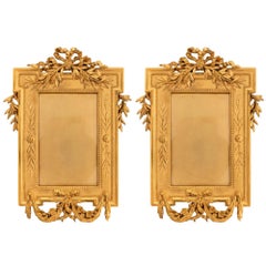 Pair of French 19th Century Belle Époque Period Ormolu Picture Frames
