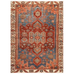 Nazmiyal Collection Antique Persian Heriz Rug. 4 ft 10 in x 6 ft 8 in