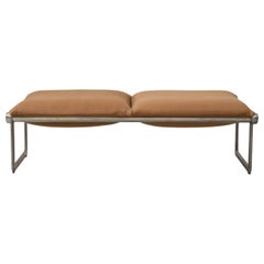 Banc en cachemire camel Bruce Hannah et Andrew Morrison pour Knoll