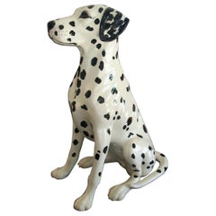 Beswick, Large "Fireside" Hand Painted Ceramic Dalmatian, U.K., circa 1960s