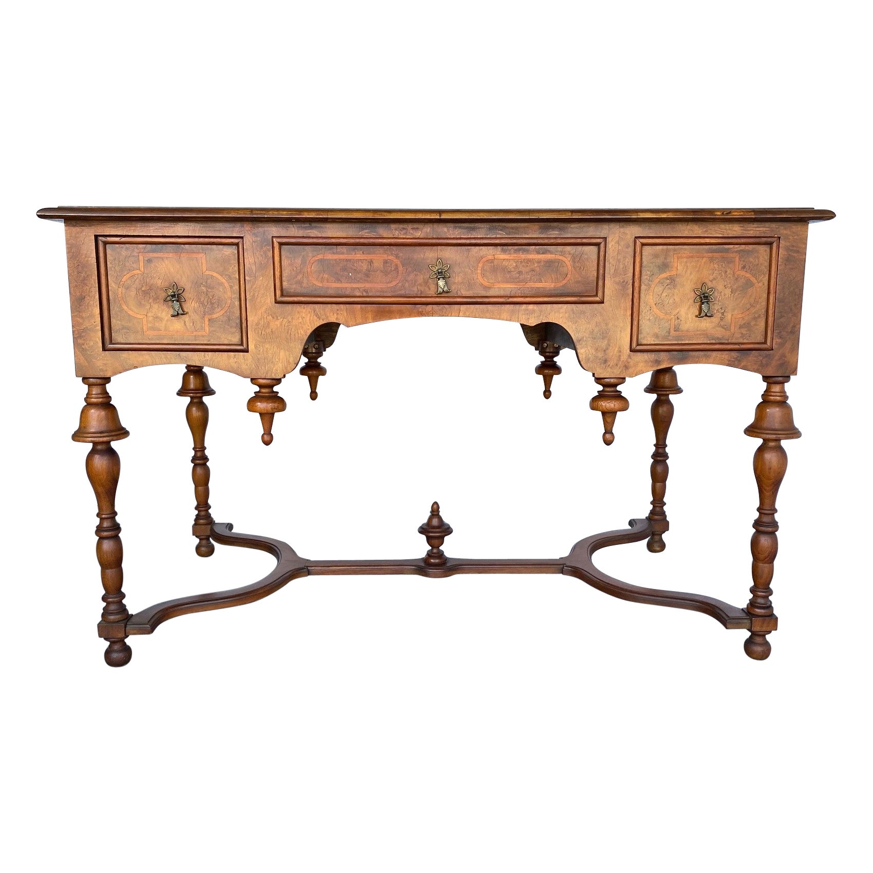 William and Mary Style Writhing Desk by John a Colby 