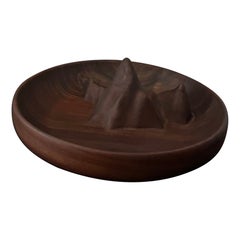 Wood Fitz Roy Bowl in Walnut from Skodi Collection by Pompous Fox