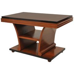 Deco Period Teak and Rosewood Coffee Table