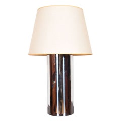 Retro Midcentury Chrome Double-Socketed Table Lamp by Kovacs