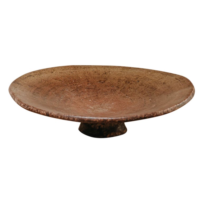 19th Century XL Terra Cotta Bread Bowl For Sale at 1stDibs