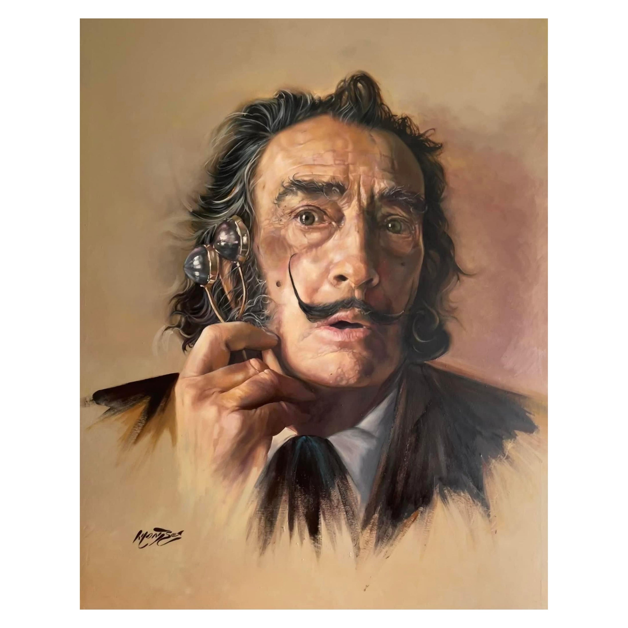 Important Portrait of "Salvador Dali", 21st Century