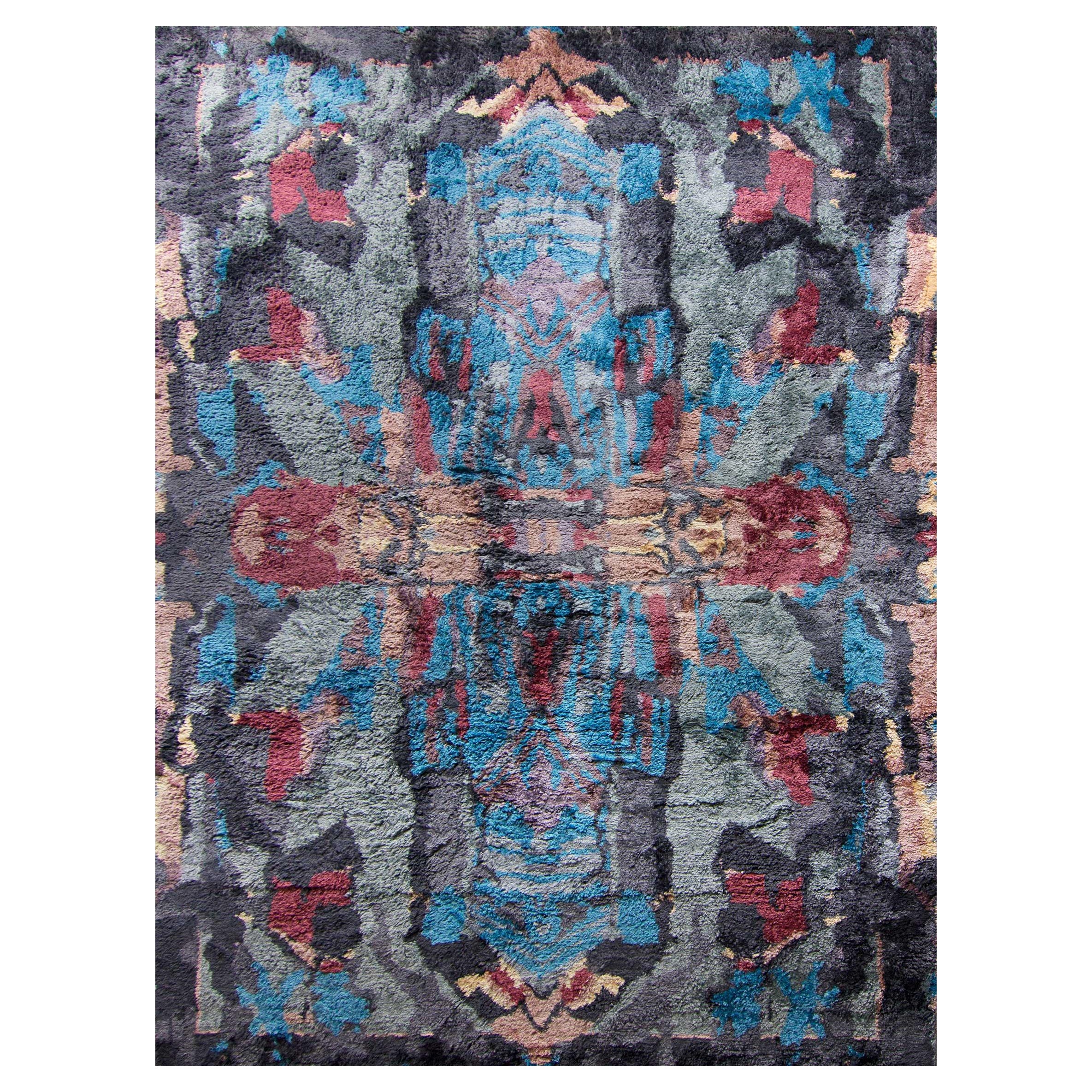 Tamandot Tesoro, handgeknüpfter Teppich von Eskayel im Angebot