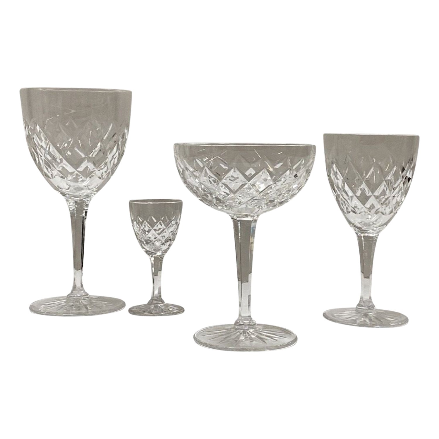 Waterford Crystal Lismore Brandy Glass Goblet Lot