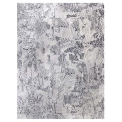 Tonal Snowfleck Hand-Knotted Rug by Eskayel