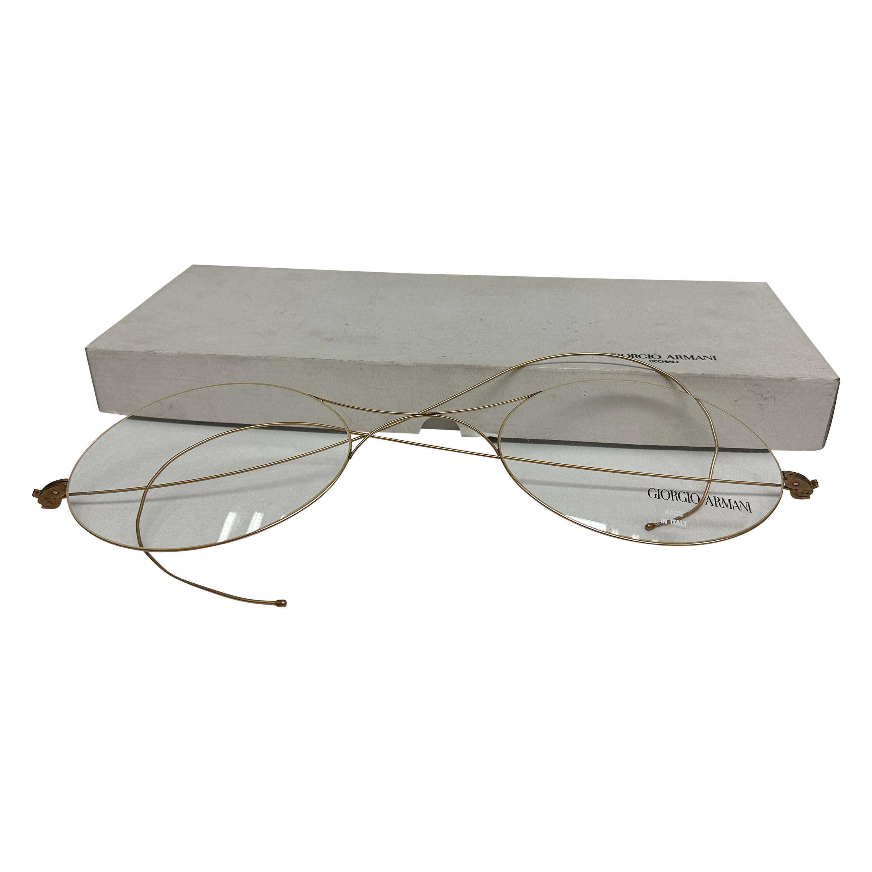 Large Mid-Century Italian Giorgio Armani Eye Glasses Factice Shop Display Piece For Sale