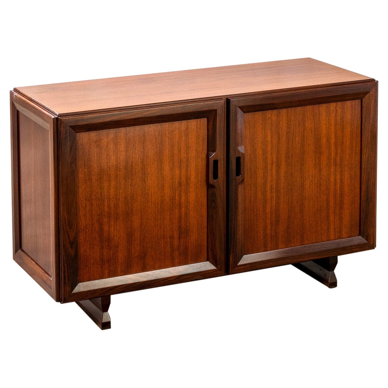 20th Century Franco Albini for Poggi Cabinet Mod. MB15 in Wood, 1950s For Sale