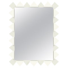 Collage Du FLEUR Sazerac Mirror in White Dove