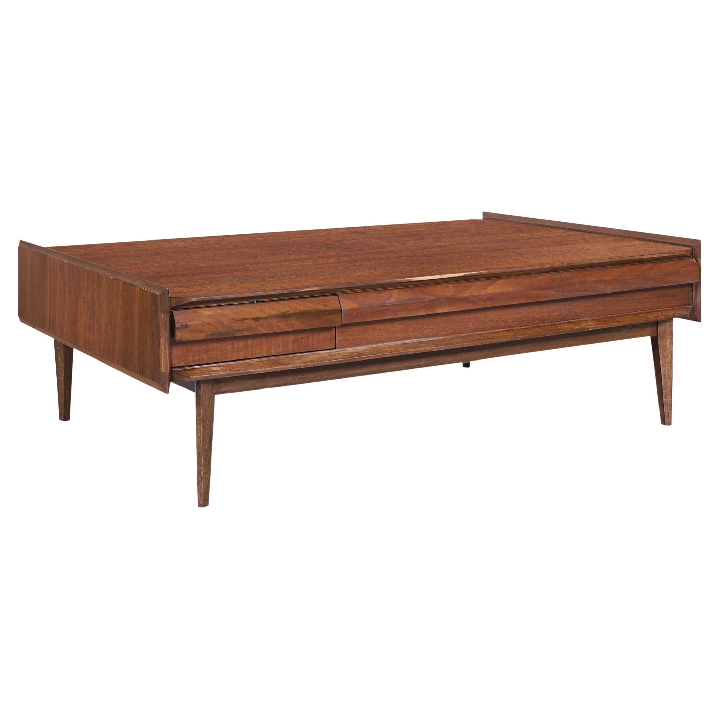 Mid-Century Modern "First Edition" Walnut Coffee Table by Lane