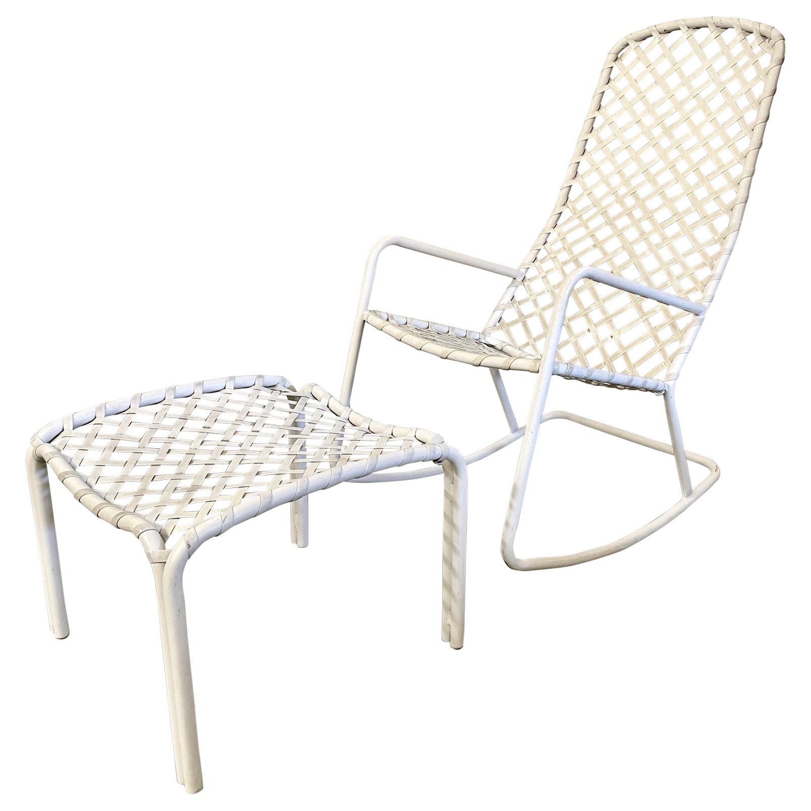 Brown jordan rocking chair deals