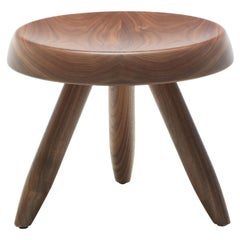 Antique Charlotte Perriand Berger Wood Stool by Cassina