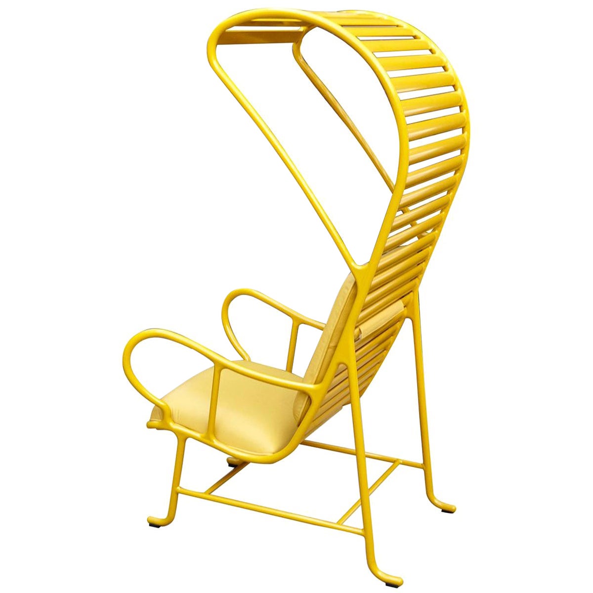 Jaime Hayon Zeitgenössischer gelber Gardenias Indoor-Sessel mit Pergola von BD