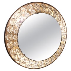 Lighting Mirror from Brass and Resin