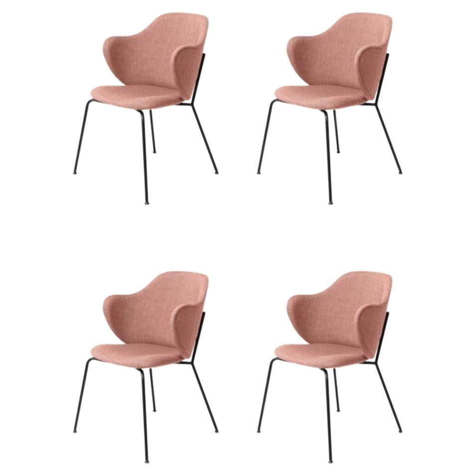 Set of 4 Rose Remix Lassen Chairs by Lassen For Sale