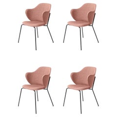 Set of 4 Rose Remix Lassen Chairs by Lassen