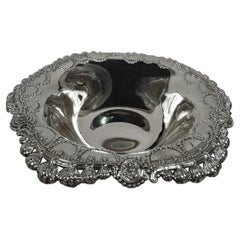 Antique Tiffany American Edwardian Art Nouveau Sterling Silver Bowl