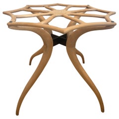 OFS Custom Sculptural Wood Carved Table Base
