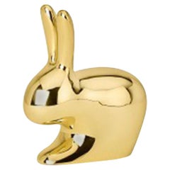 Italian Design Ghidini 1961 Brass Rabbit Paperweight