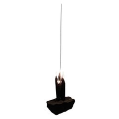 Existencia Basalt Stone Candleholder by Andres Monnier