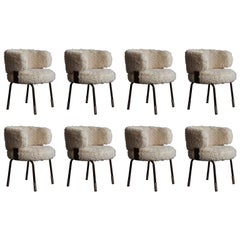 Gianni Moscatelli Dining Chairs for Formanova, 1968, Set of 8