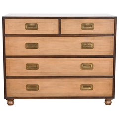 Michael Taylor for Baker Furniture Hollywood Regency Campaign Walnut Dresser