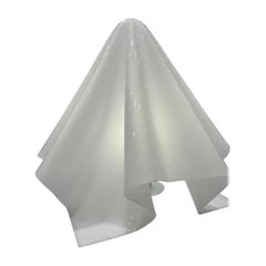 Large White Oba-Q "Ghost" K Series Lamp by Shiro Kuramata