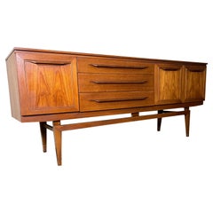 Vintage Mid-Century Modern Teak Credenza Made in England