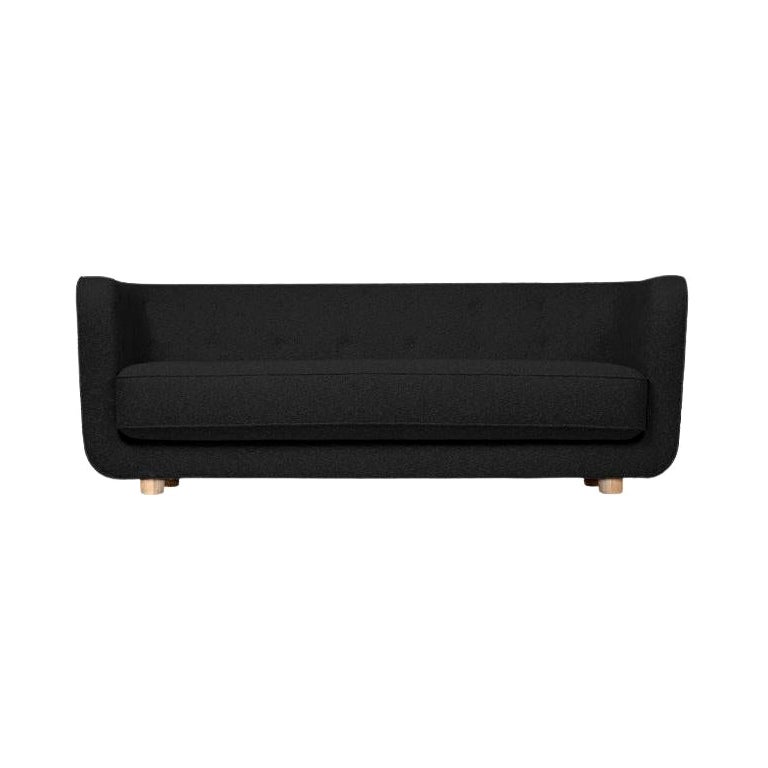 Dark Grey and Natural Oak Hallingdal Vilhelm Sofa by Lassen For Sale