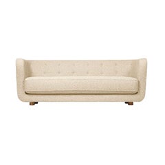 Vegeta Buttons and Smoked Oak Signatur Model Vilhelm Sofa by Lassen