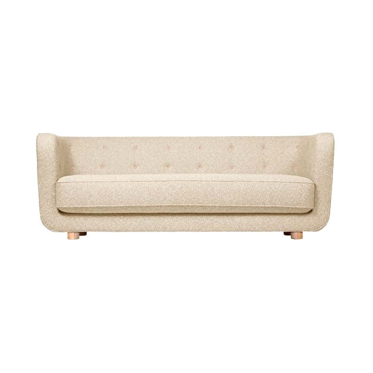 Vegeta Buttons and Natural Oak Signatur Model Vilhelm Sofa by Lassen