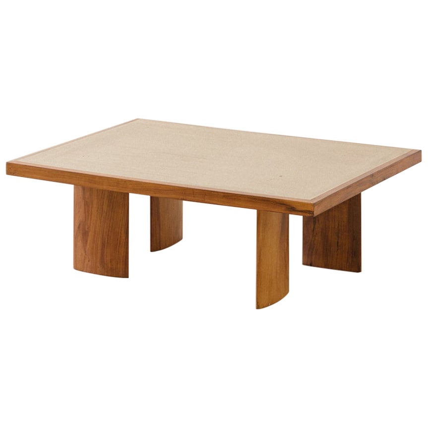 Caviuna Coffee Table from Hotel Nacional Brasilia circa 1960 Midcentury Brazil For Sale