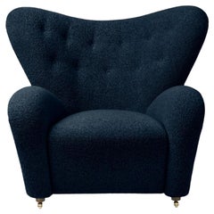 Blue Sahco Zero the Tired Man Lounge Chair by Lassen