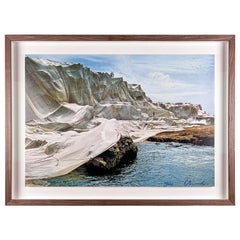 Christo & Jean-Claude, Wrapped Coast Project, 1977, Edition 100, Framed