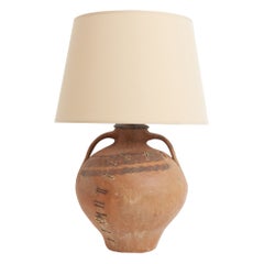 Early 20th Century Spanish Terracotta Table Lamp
