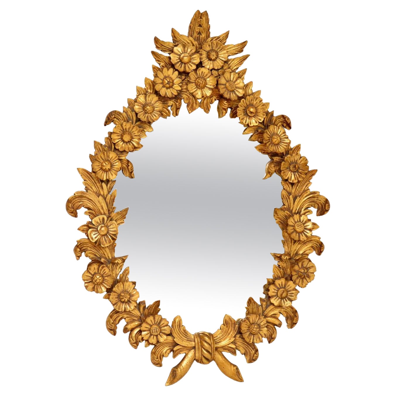 Gilt Wood French Mirror For Sale at 1stDibs