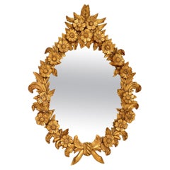 Antique French Gilt Wood Mirror