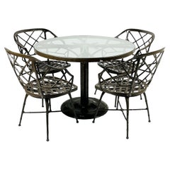 Retro Patio Set, Table & 4 Chairs, by Brown Jordan