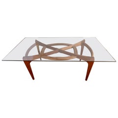 Adrian Pearsall Compass Dining Room Table Desk Writing Table Iconic Midcentury